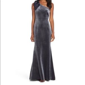 Eliza J Steel Grey Gown